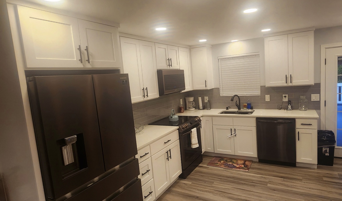 Bright residential kitchen